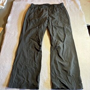 Paskho‎ Men's Cargo Pants Size XL Gray Nylon Blend Elastic Waist Drawstring